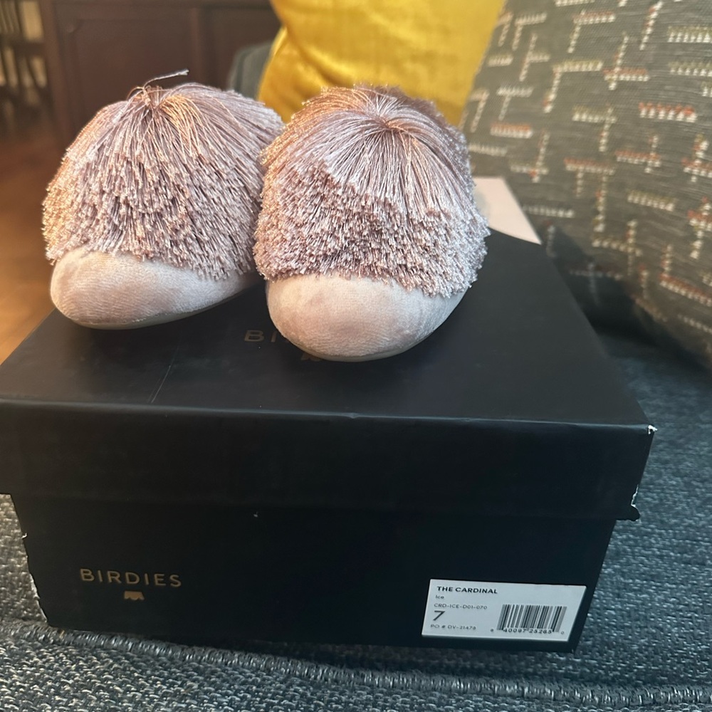 Pink Fringe Mules - Picture 5 of 5